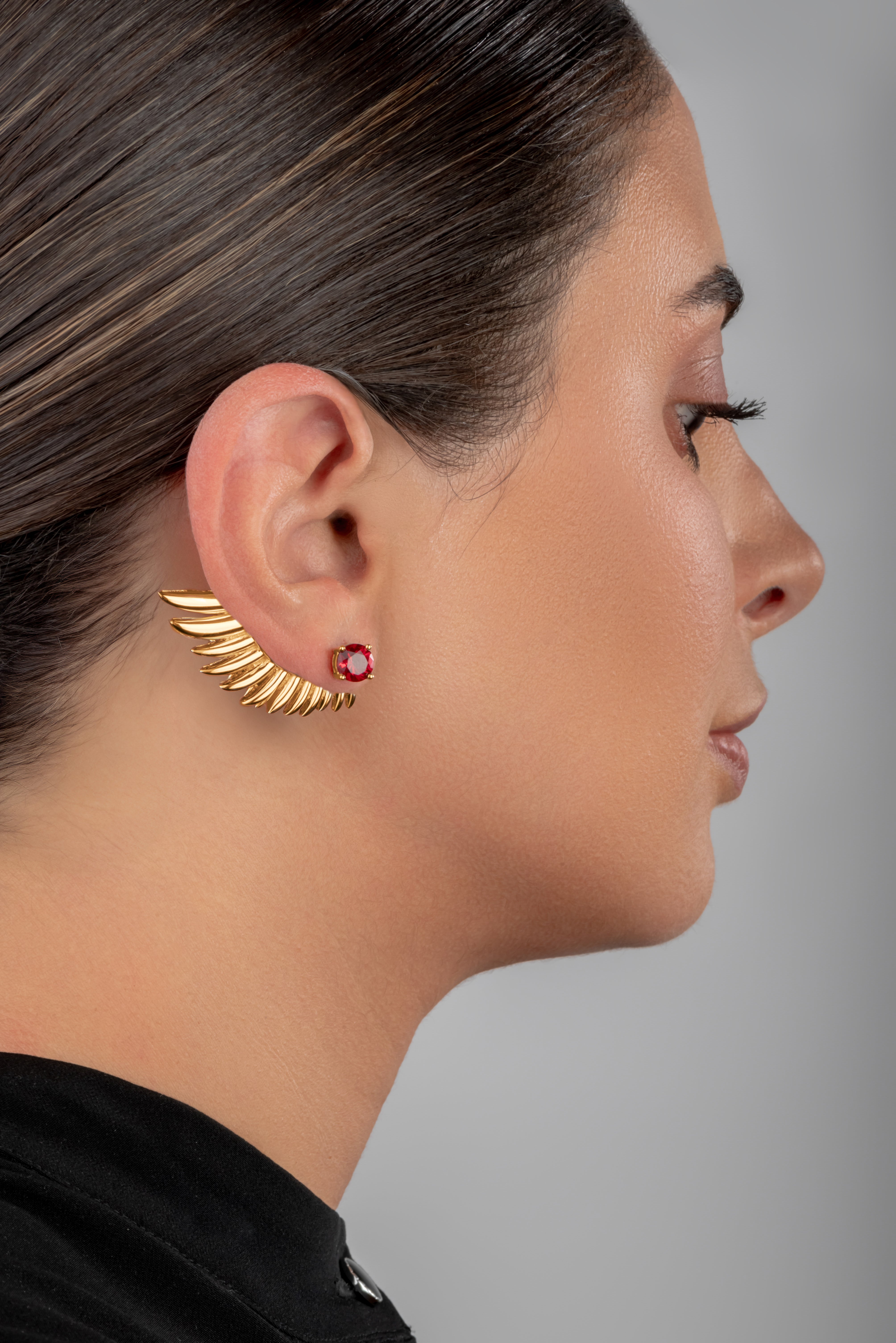 Queen Isis Gold Earrings