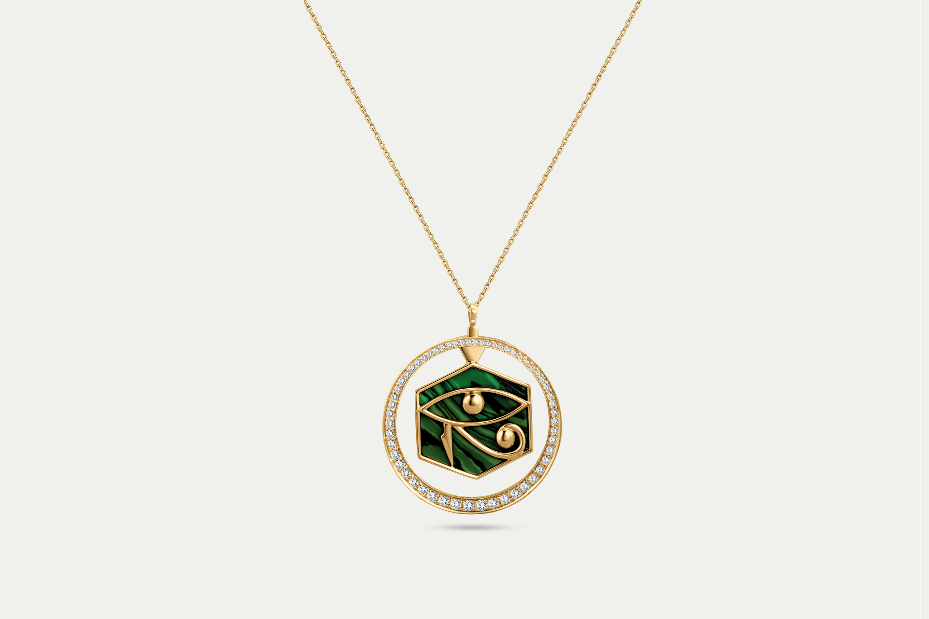 Eye of Horus Gold Necklace