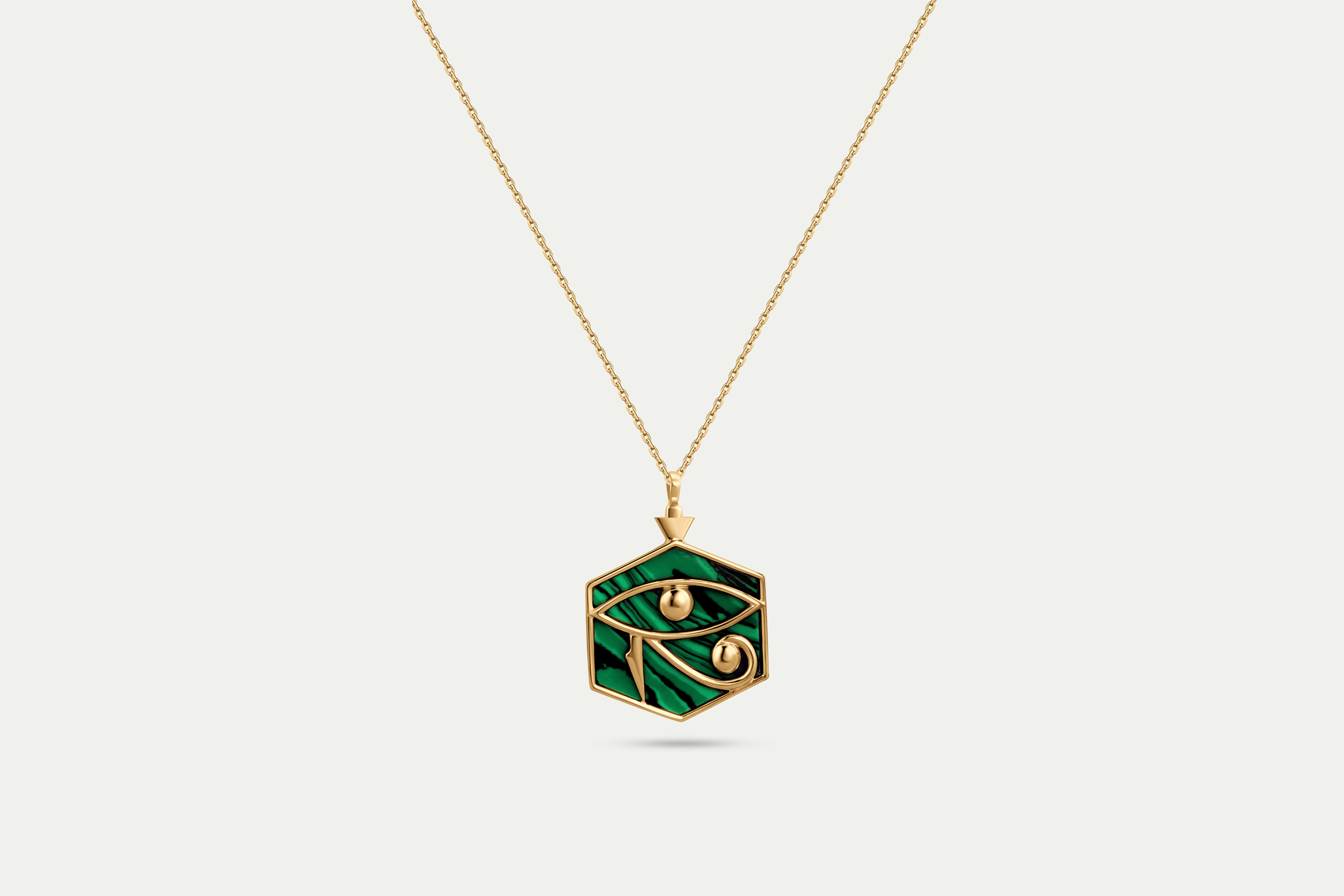 Eye of Horus Gold Necklace