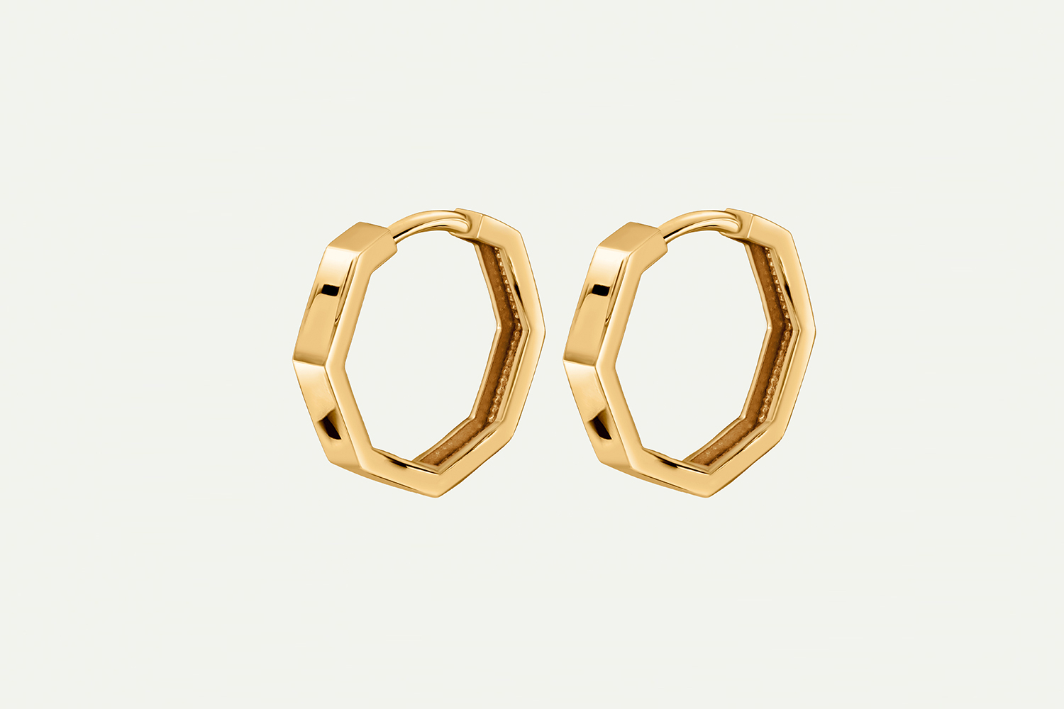 Hexagon Earrings