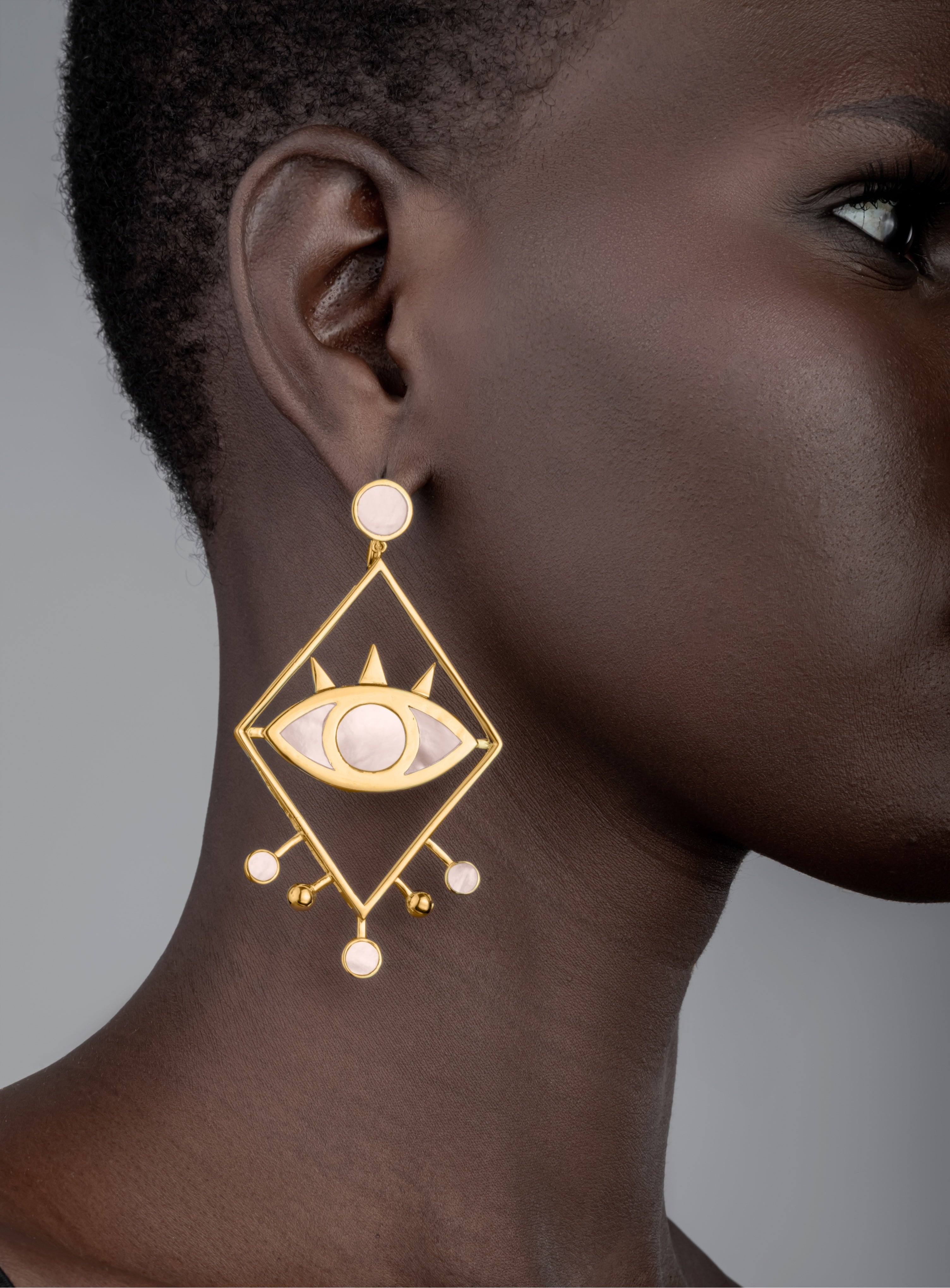 Nefertiti statement Earrings