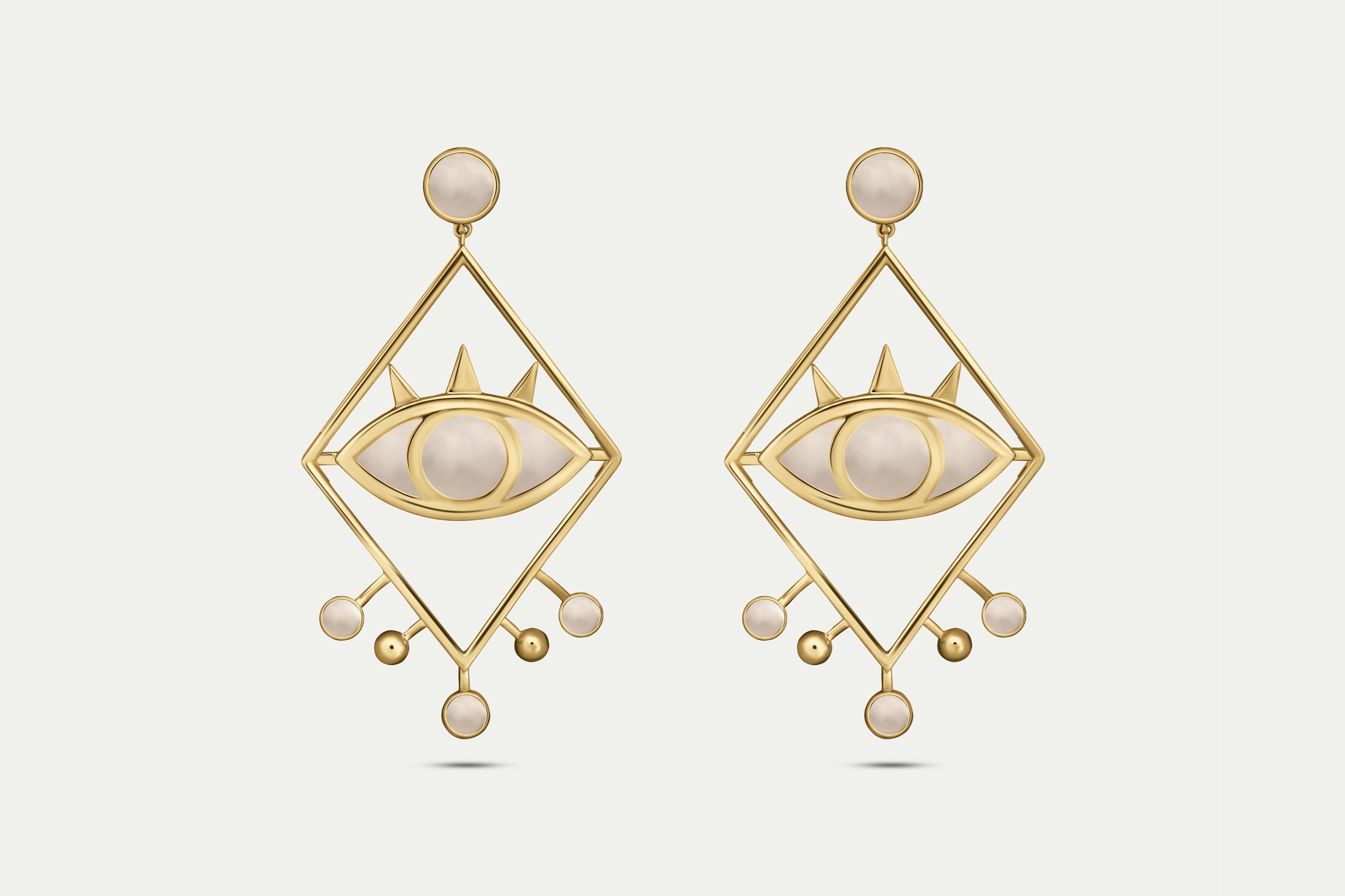 Nefertiti statement Earrings