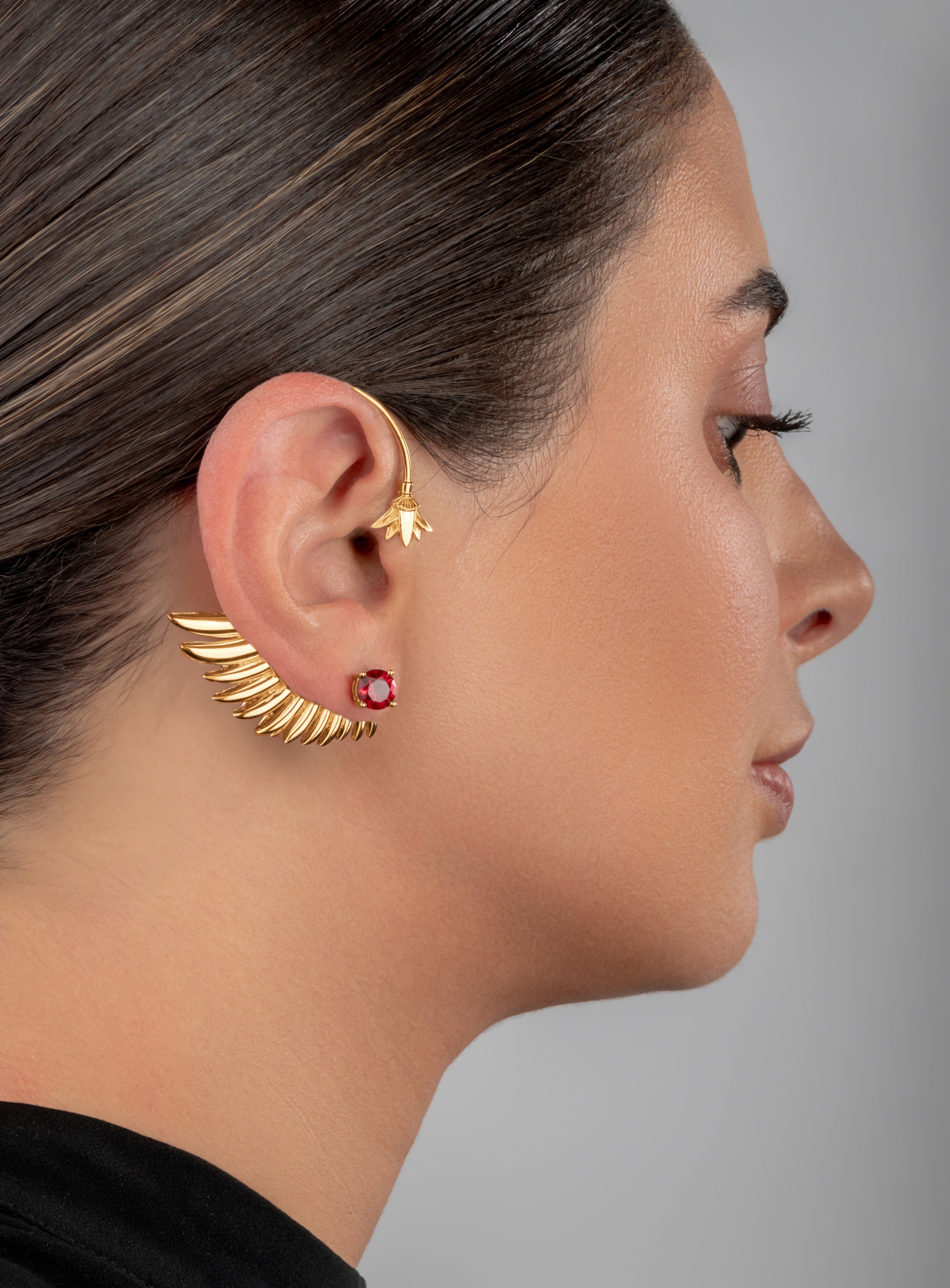 Queen Isis Gold Earrings