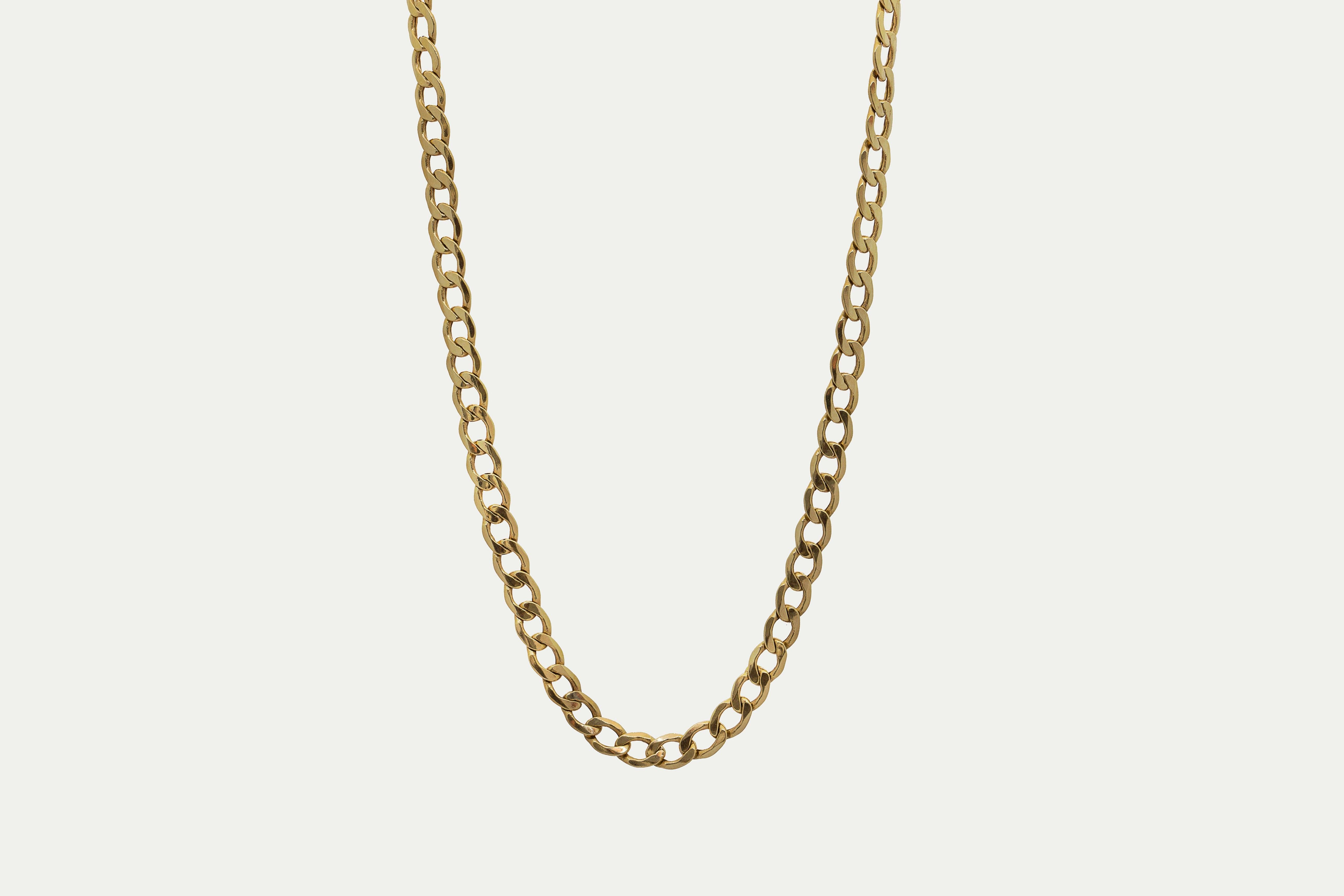 Necklace 18k yellow gold, Length 45 cm, Large