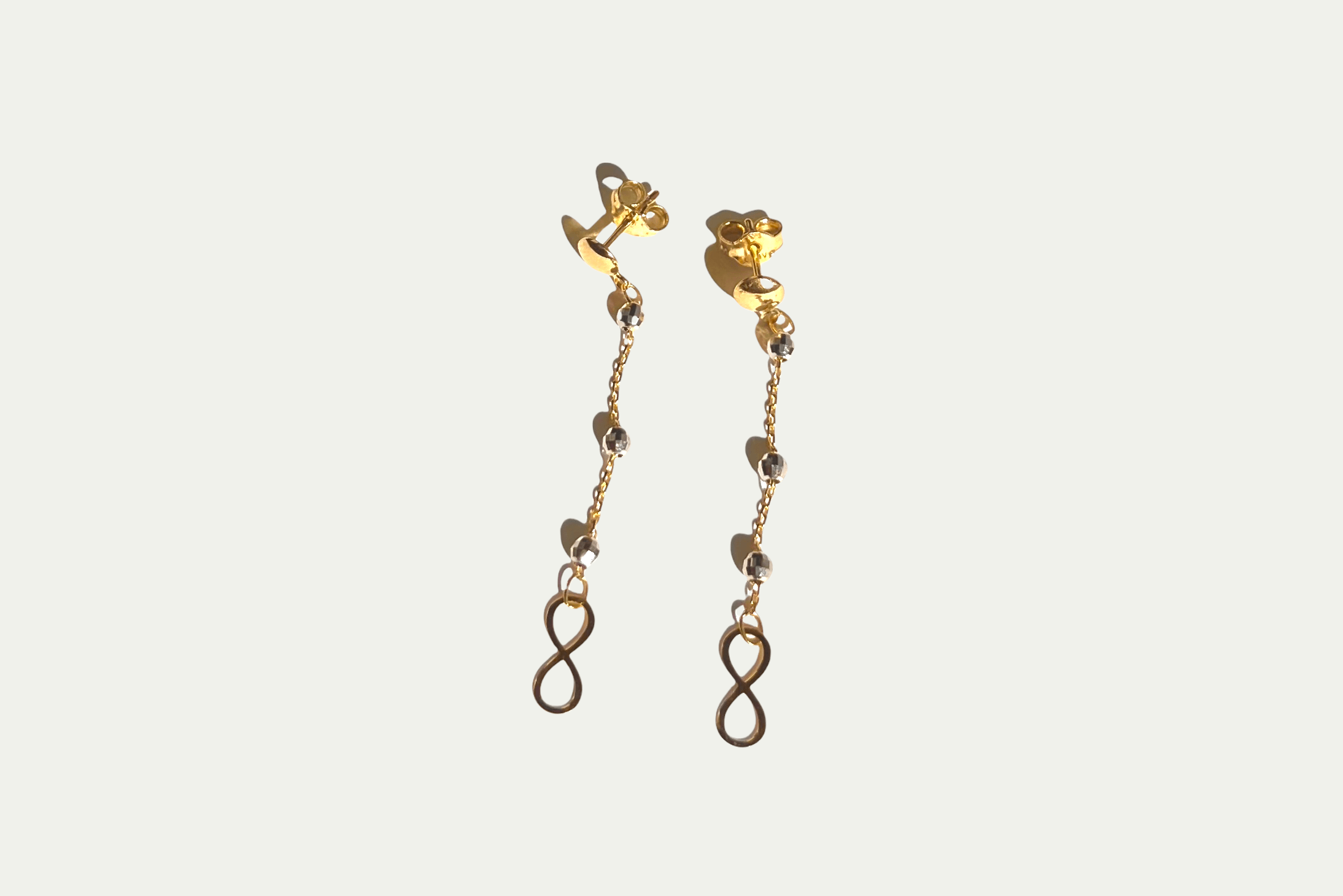 Earrings 18k Yellow and White gold