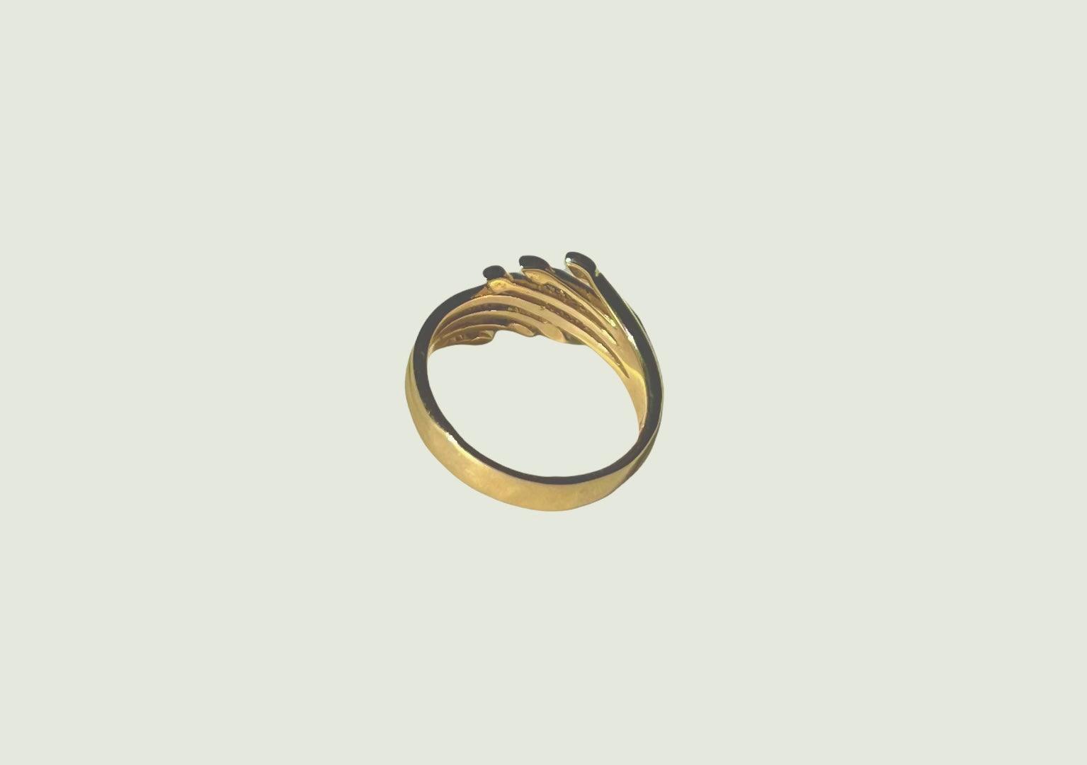 18k Yellow gold ring