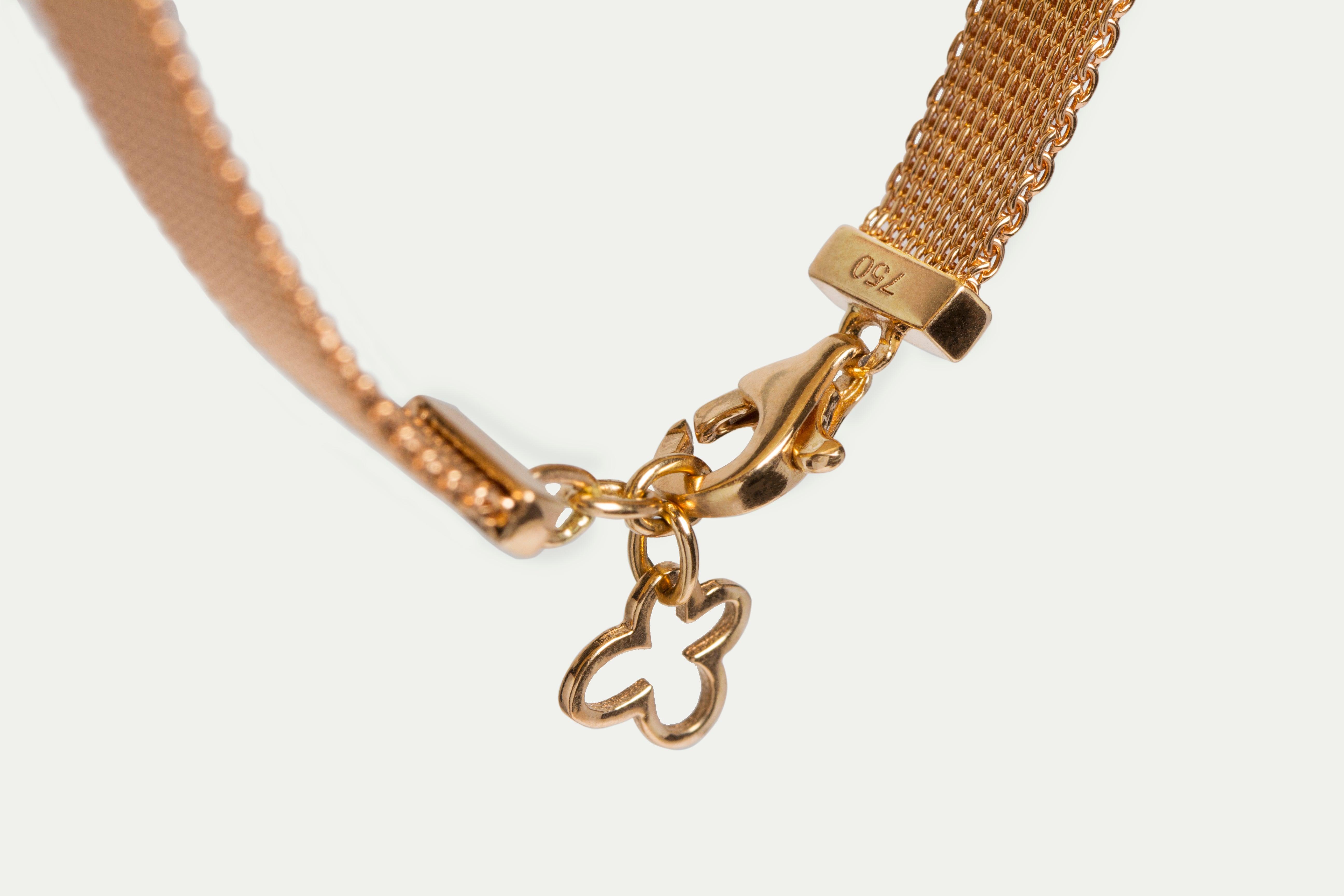 Sylvia diamond bracelet in rose gold - Anty