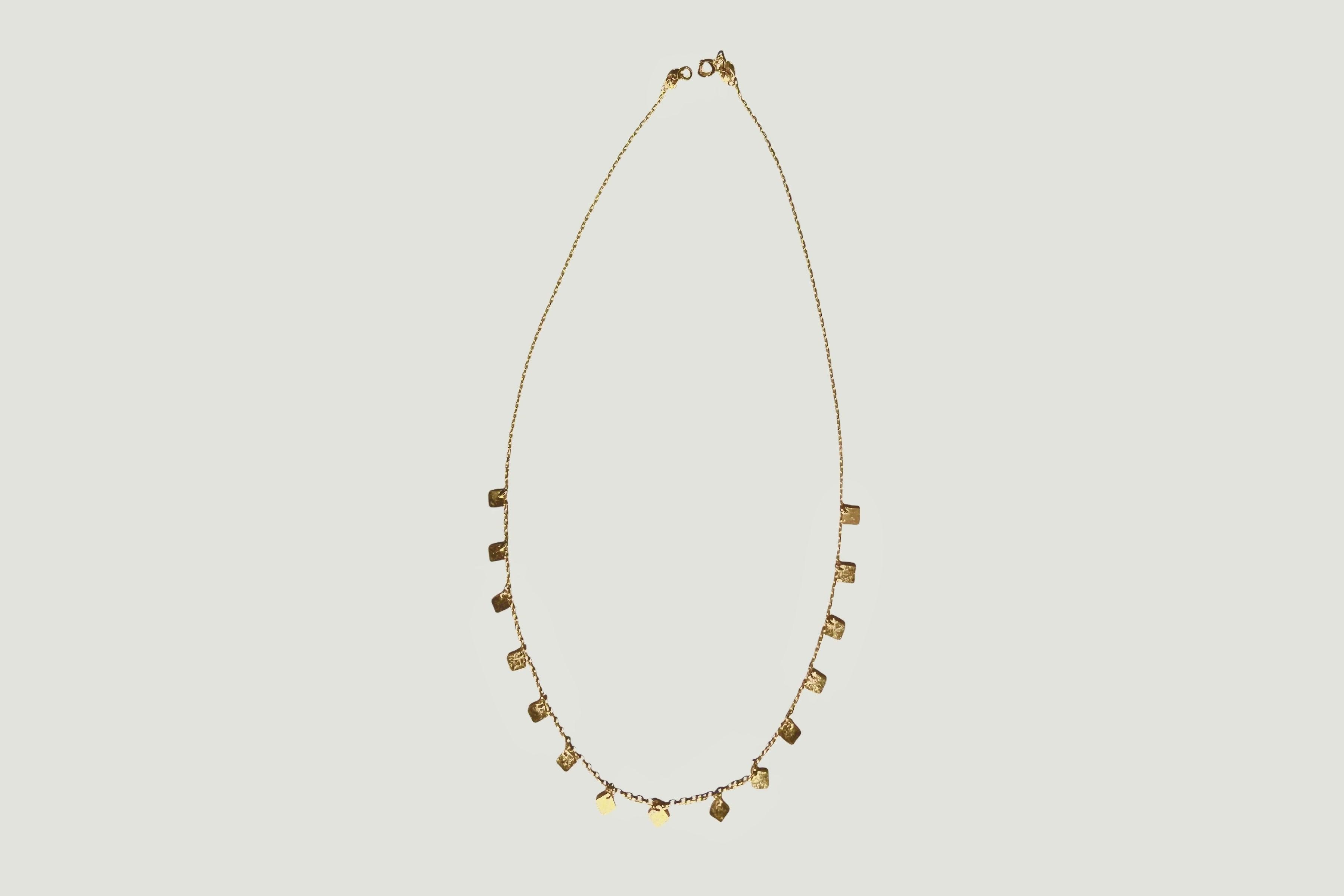 Necklace 18k yellow gold  Length 43 cm