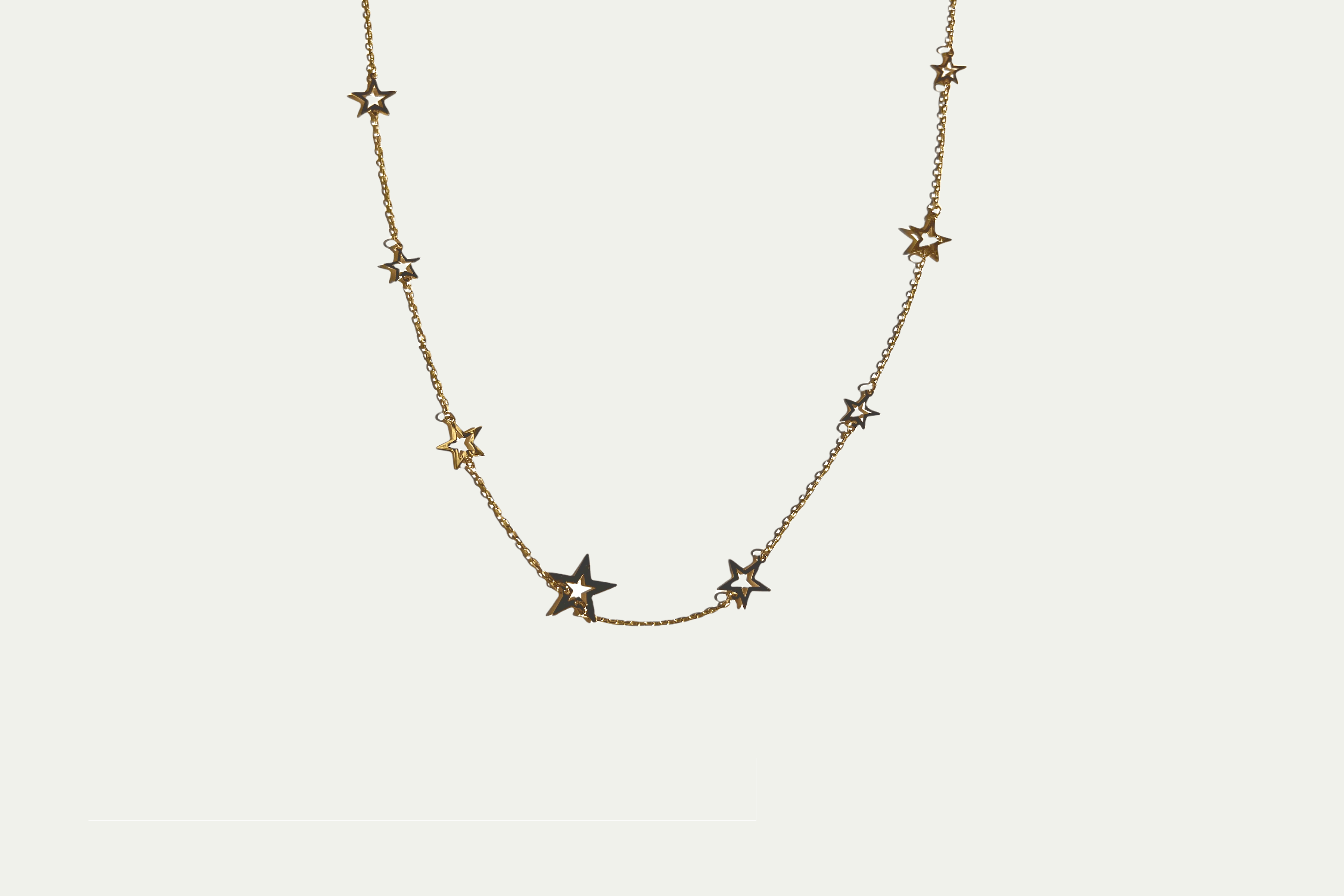 Necklace 18k yellow gold  Length 73 cm